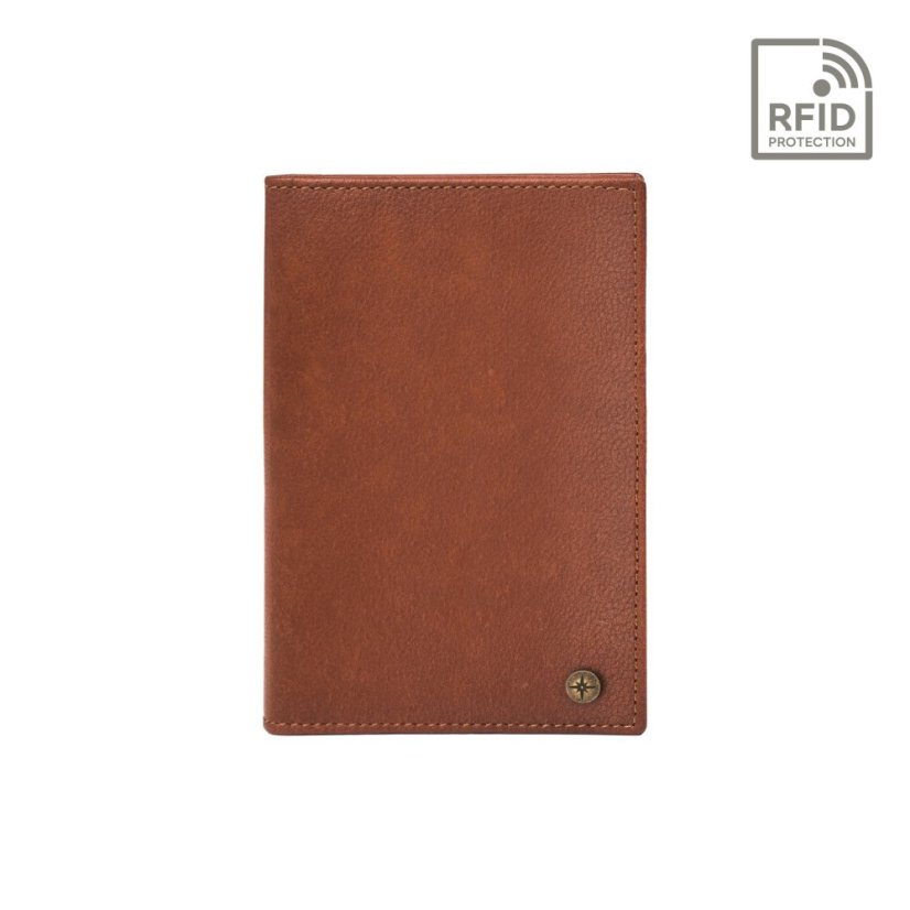 Passport Cover PETE | Chestnut Brown