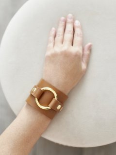 Bracelet With Ring | Brown