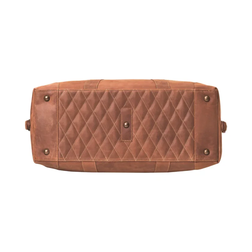 Sada | Stredne veľká víkendovka DAVID & Toaletné puzdro RUBY | Koňaková