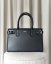 Top Handle Bag | Black With Silver Hardware