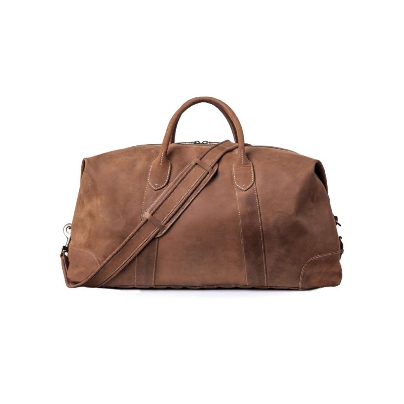 Stredne veľká víkendovka DAVID | 45 - 60 l | Havana hnedá