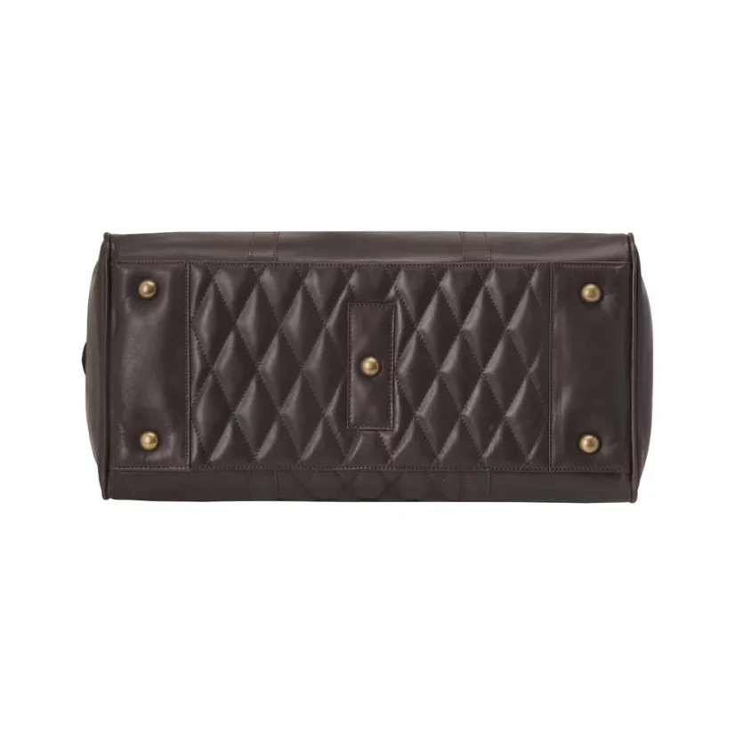 Celokožená príručná taška MITCH | 25 l | Kávová