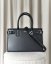 Top Handle Bag | Black With Silver Hardware
