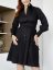 Shirt Dress | Black - Size: S