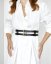 Belt BELLONA  | Black With Gold Buckles