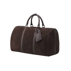 Duffel Bag JAMES | 30 l | Special Edition | Coffee Brown Suede